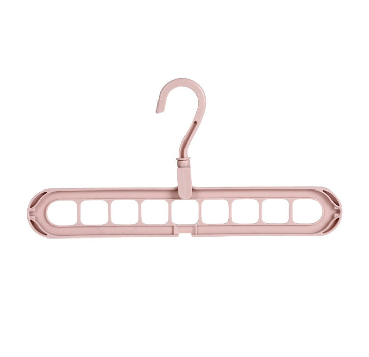 Plastic Clothes Hanger with Storage Hook