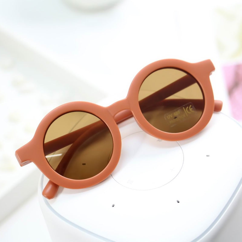Children's Round Sunglasses Decorative Glasses UV Protection