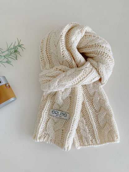 Herringbone Knit Scarf For Women