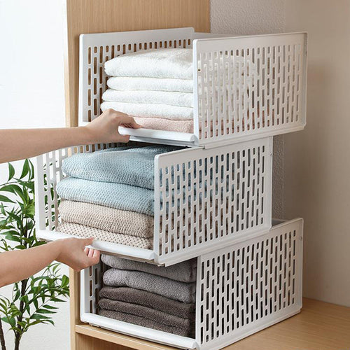 Layered Wardrobe Storage Box Partition