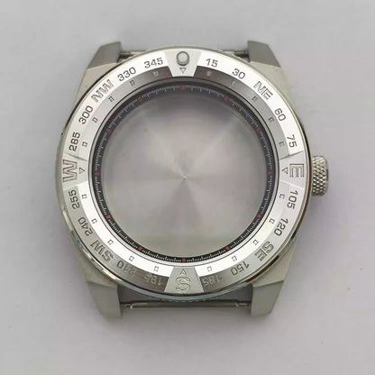 43mm 316 Stainless Steel Aluminum Bezel Watch Case Accessory