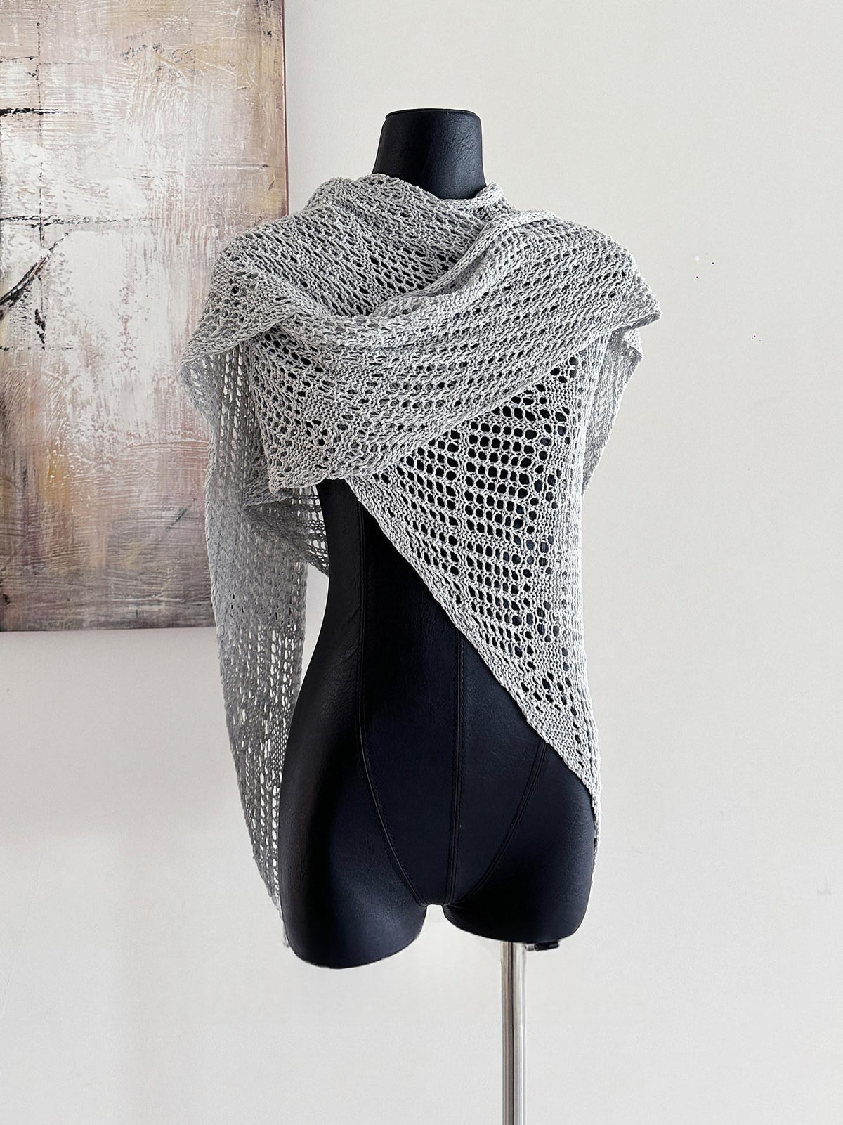 Hollow-out Outerwear Sun-protection Triangular Shawl Scarf