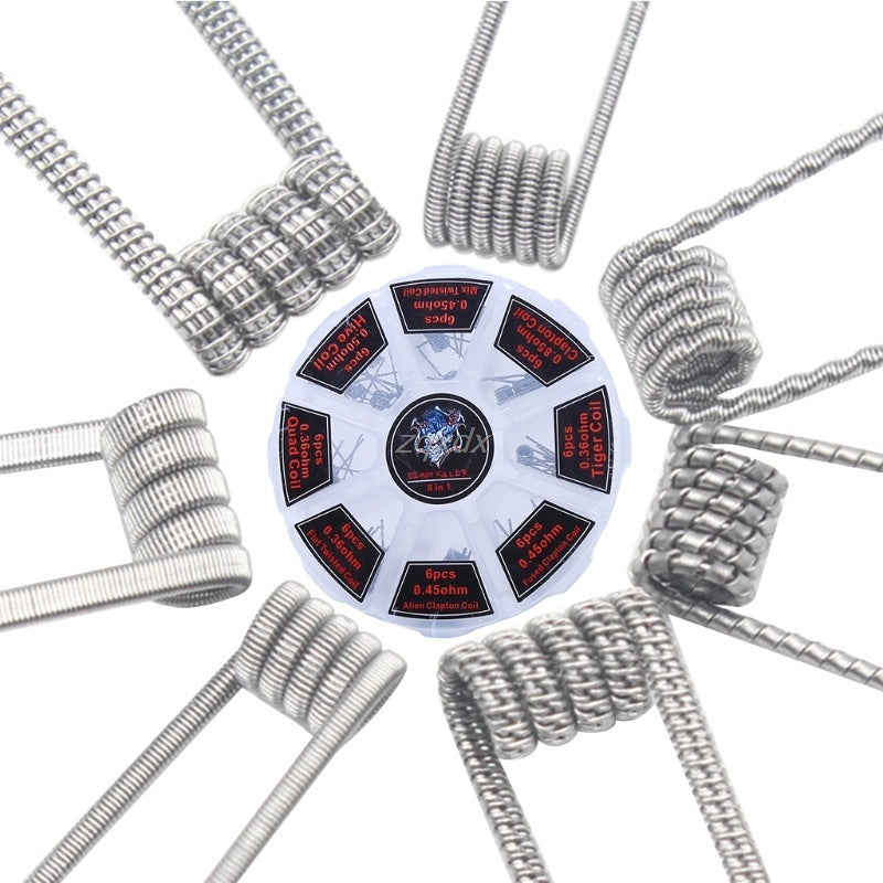 48pcs Pre-Built Coils Set for RTA/RDA