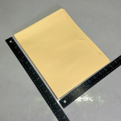 SMEAD (50 PACK) 100% Recycled File Jackets Reinforced Straight Cut 2" W 75605