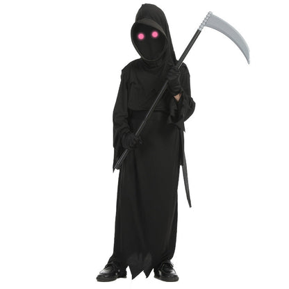 Halloween Horror Red Eye Death Costume Sickle Ghost Dark Messenger Ghost Play Halloween Costume Children