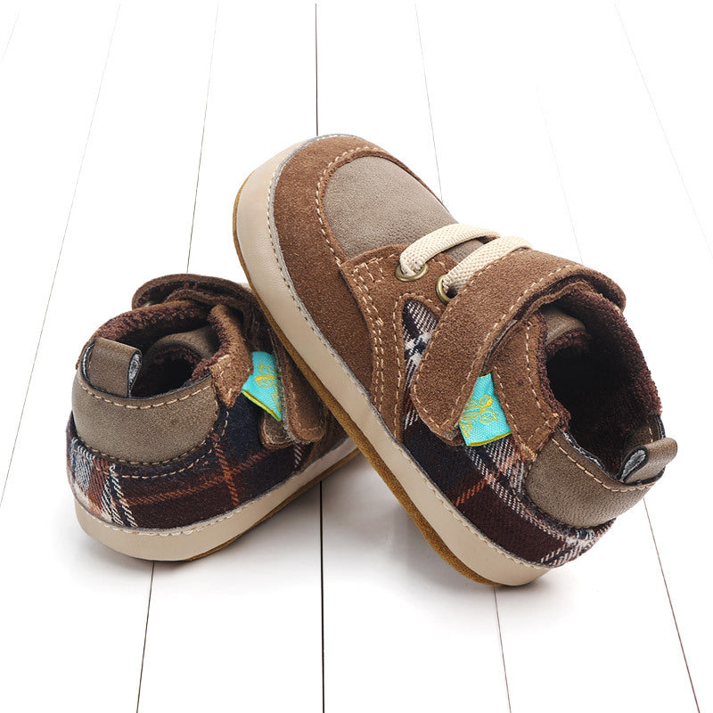 Lamb leather baby shoes