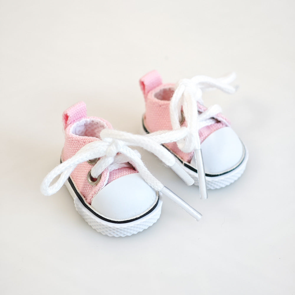 Party Shoes DIY Accessories Labubu Baby Clothes Labubu Rubber Macaron Shoes Fabric One Plush Second Generation