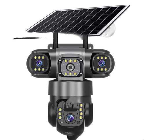 Solar Surveillance Camera Without Plug-in