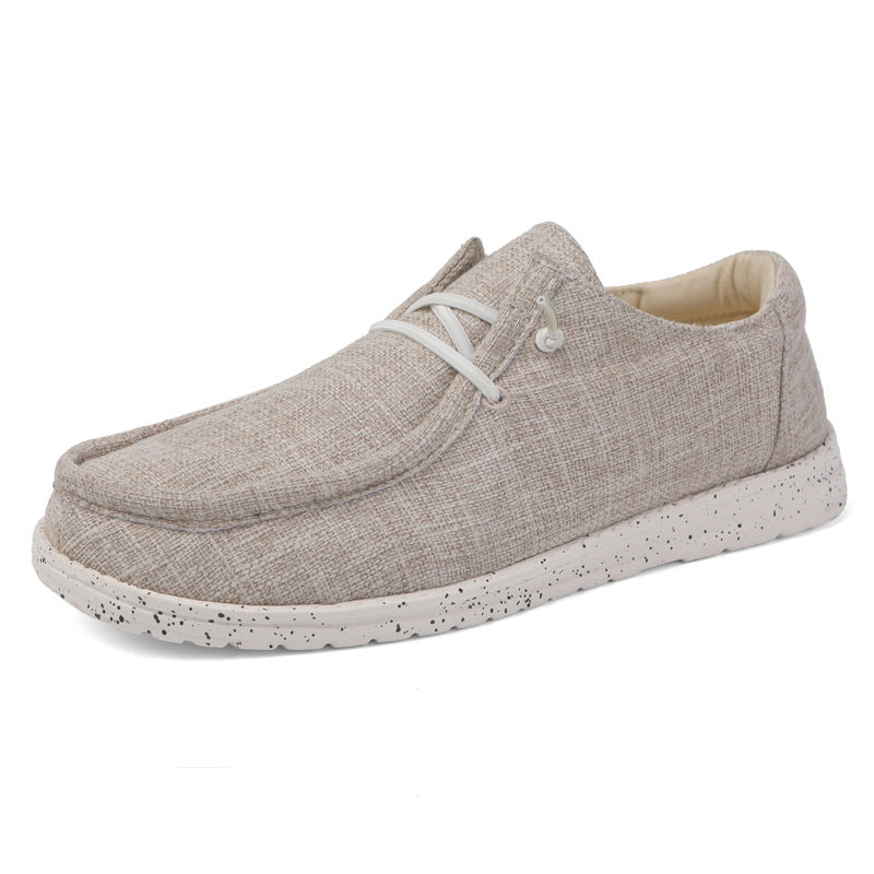 Canvas Casual Shoes Large Size Men's Loafers
