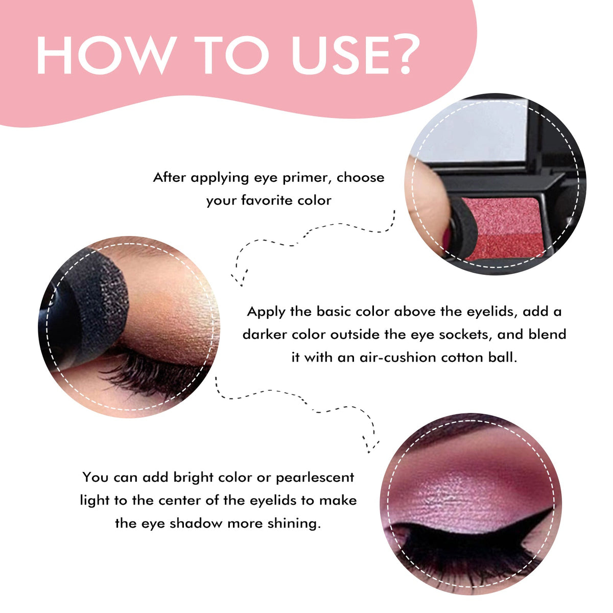 Lazy Eye Shadow, Natural Development Pearlescent Matte Beginner Daily Makeup Glitter Eyeshadow