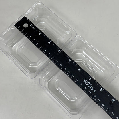 Boutonniere & Corsage Clear Plastic Box (50 Count) 4" x 3" x 3"