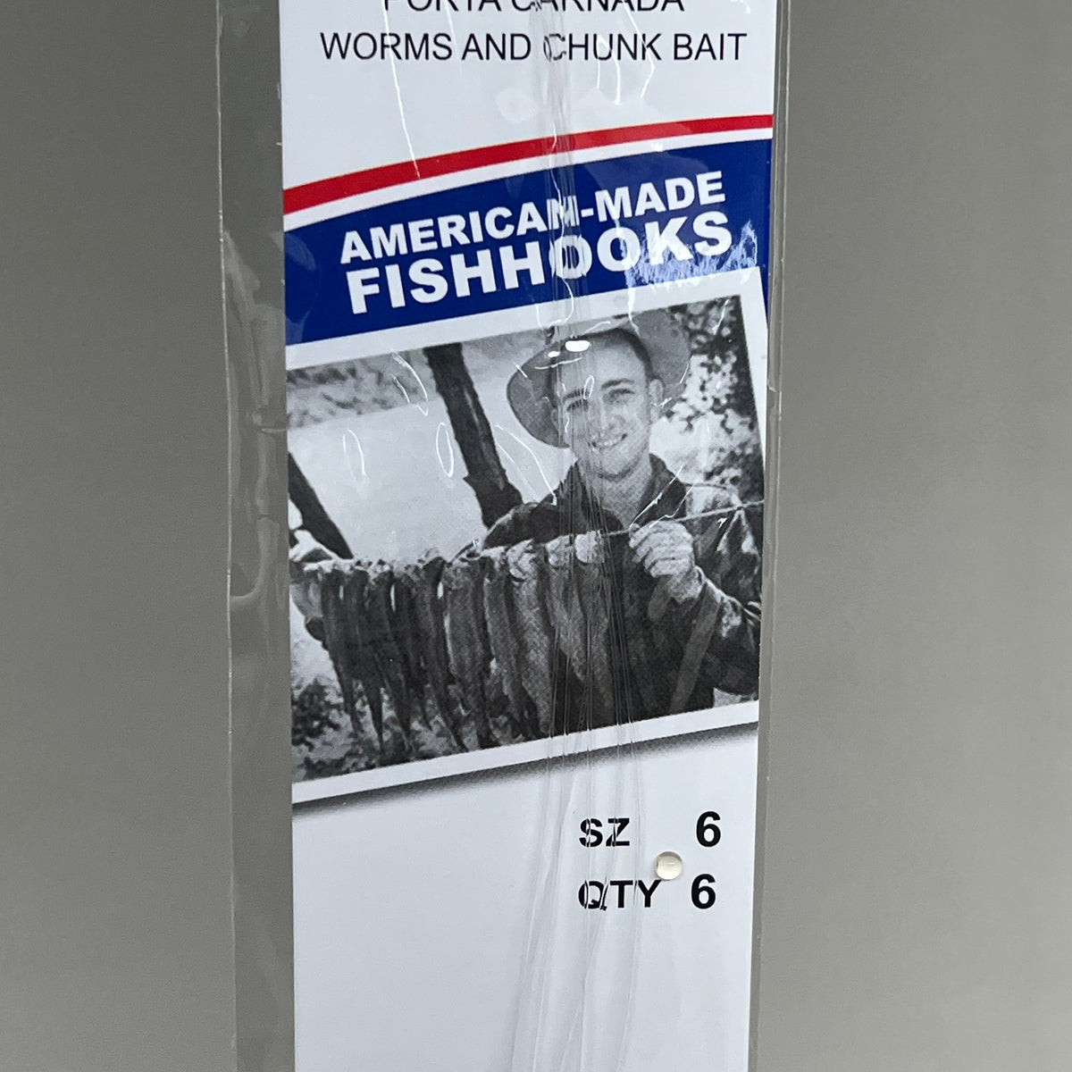 EAGLE CLAW(3 PACK) Medium Wire Baitholder Snell Worms & Chunk Red #6 6pc 391GE-6