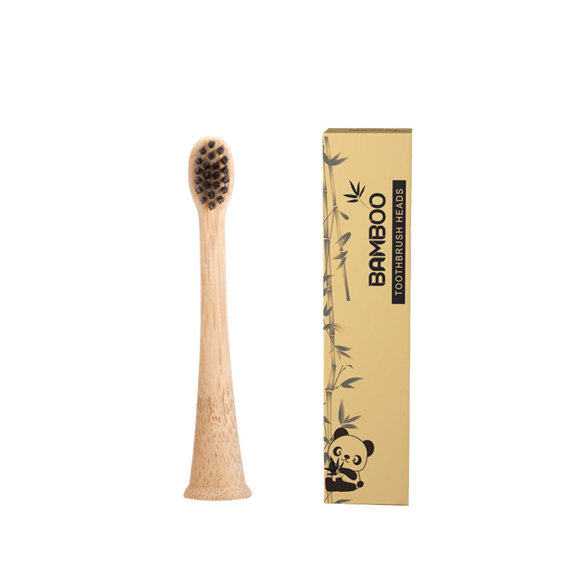 Children's bamboo toothbrush head compatible with Feili Neutral Pu 3/6/9 series toothbrush head