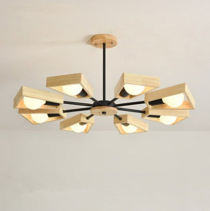 Solid wood bedroom Chandelier