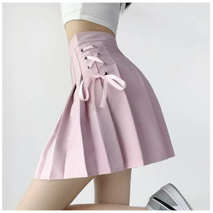 Versatile Strap White Skirt For Women