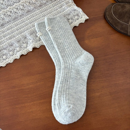 Warm Japanese-style Wool Socks For Women