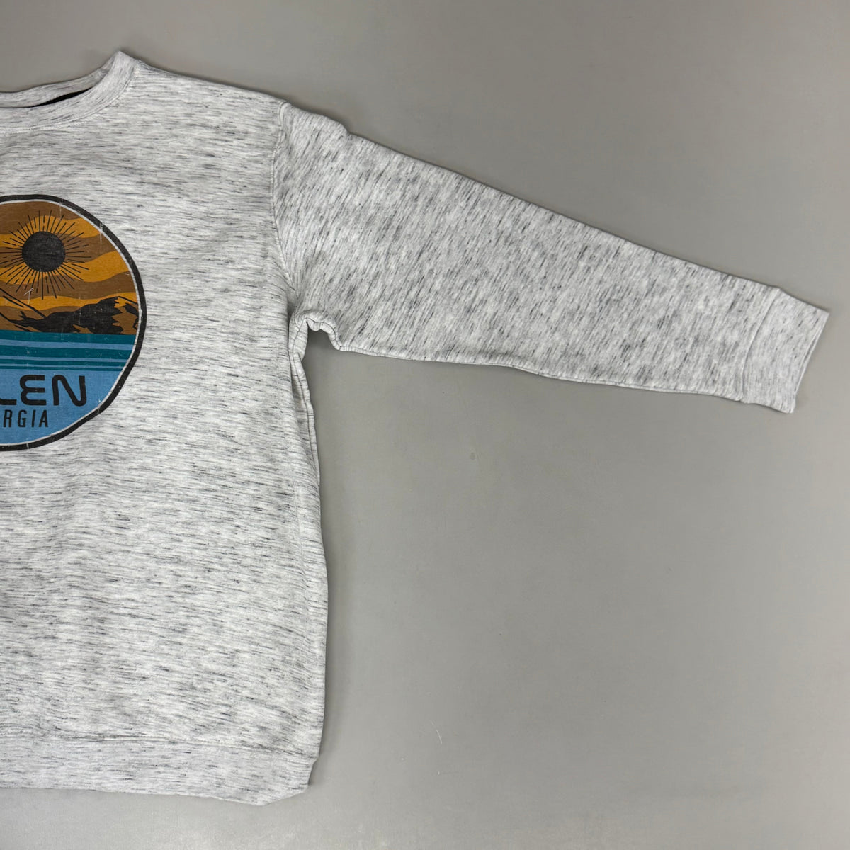 LONEROCK Helen Georgia Crew Sweatshirt Sz 2X-Large Grey/White