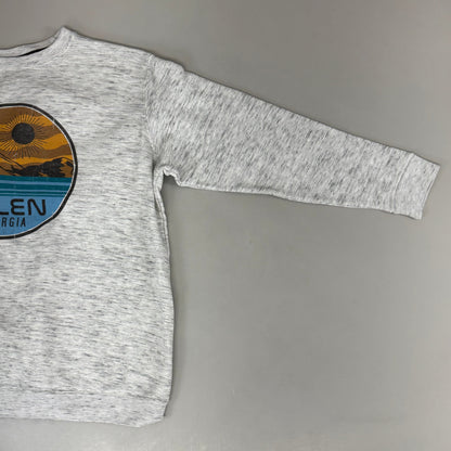 LONEROCK Helen Georgia Crew Sweatshirt Sz 2X-Large Grey/White