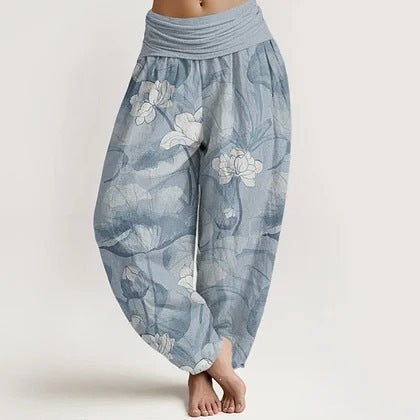 Women's Cotton Direct-print Springsummer Trousers
