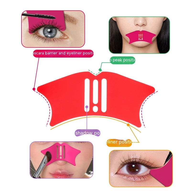Silicone Nose Shadow Shaver Eyelash Eyeliner Auxiliary Beauty Tools