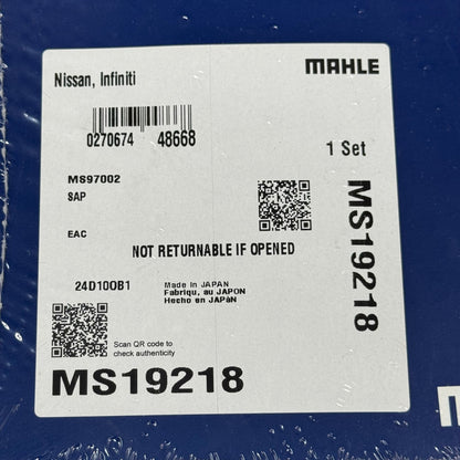 MAHLE Intake Plenum Gasket For Nissan Maxima & Infiniti Black MS19218