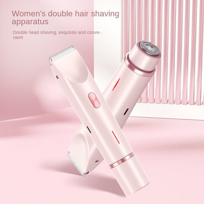 Double headed shaver new electric hair removal device women's private pubic hair removal device