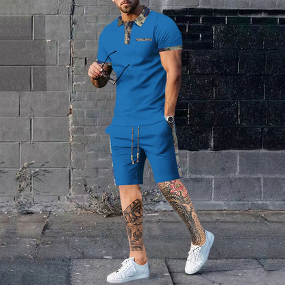 Shorts Casual Fashion Set Men