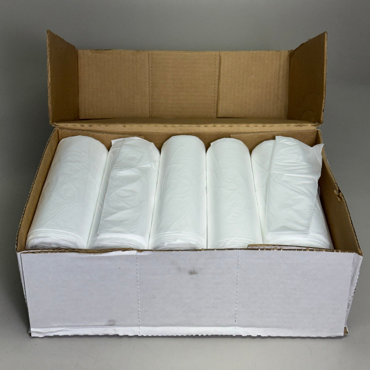 GRAINGER (10 Rolls of 15 Bags) Trash Bags Capacity 227L Sz 38” x 60” 4CU29