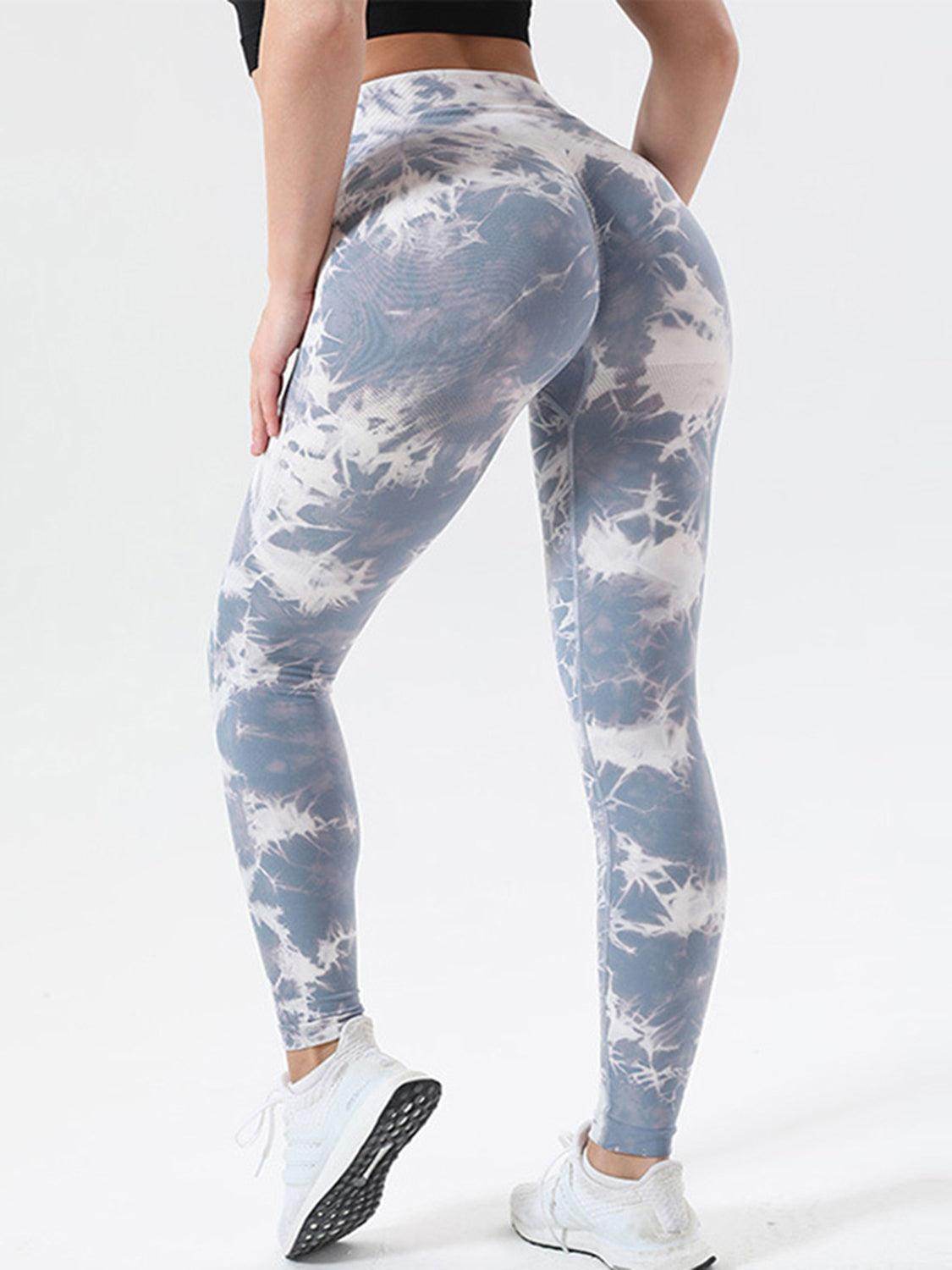 Tie-Dye High Waist Active Leggings for Comfort and Style