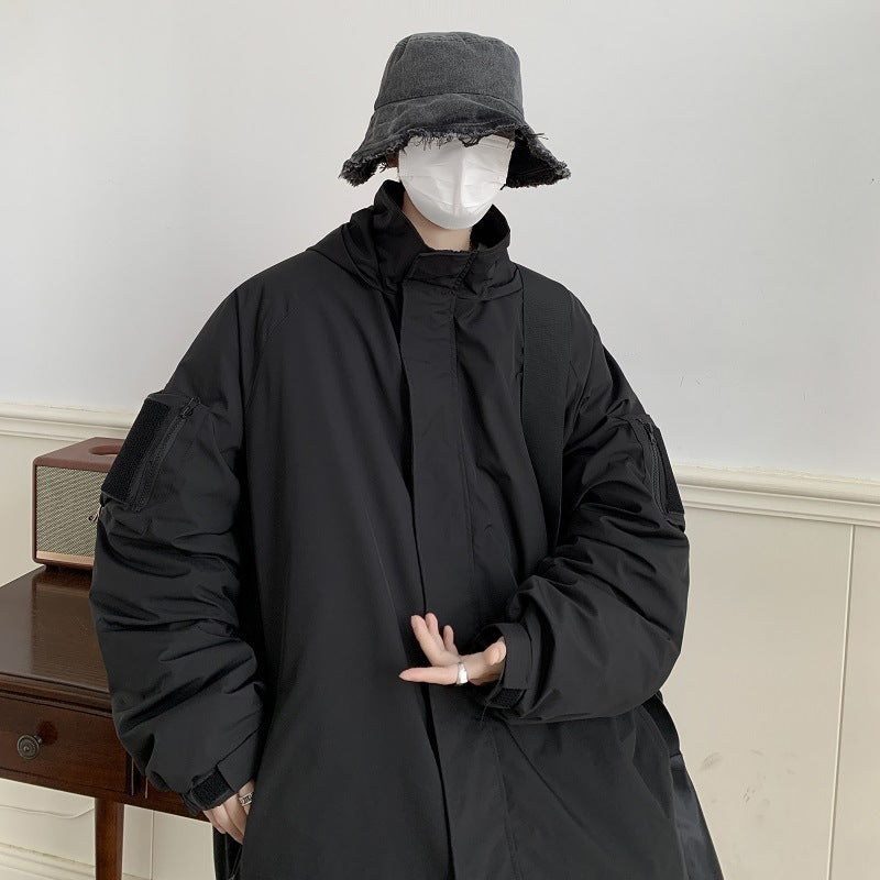 Velcro Shell Jacket Three-in-one Coat Japanese Hoodie Workwear Jacket
