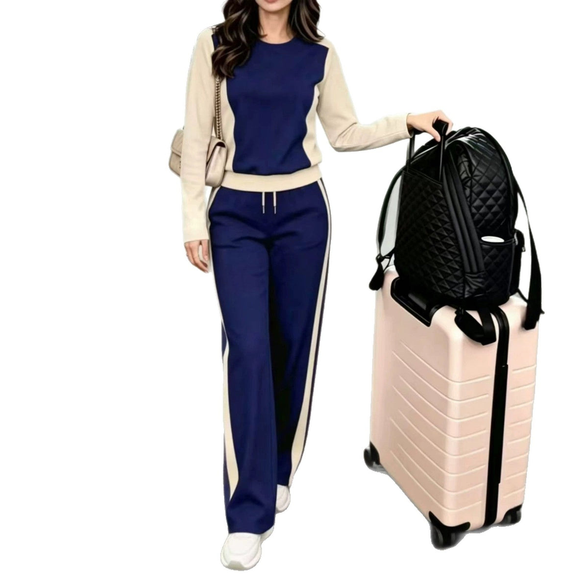 Women's New Long Pants Sporty Casual Set