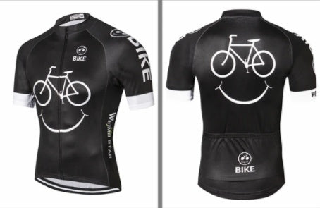 Cycling Jersey Men's Summer Short Sleeve Jersey Bike Print