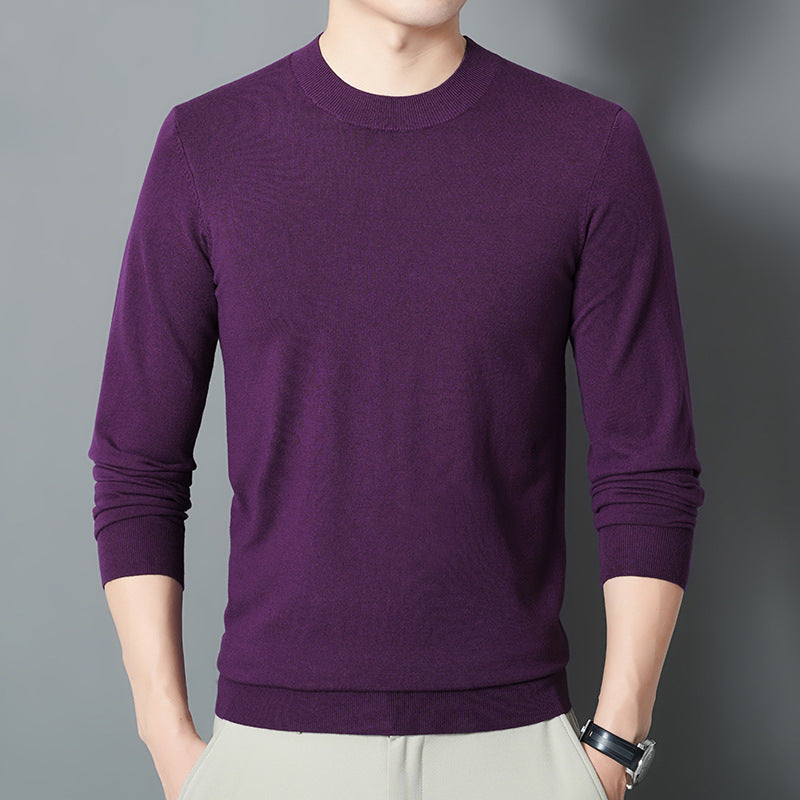 Pullover Solid-color Thermal Base Layer