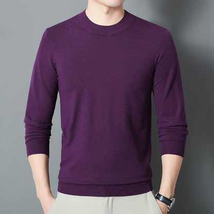Pullover Solid-color Thermal Base Layer
