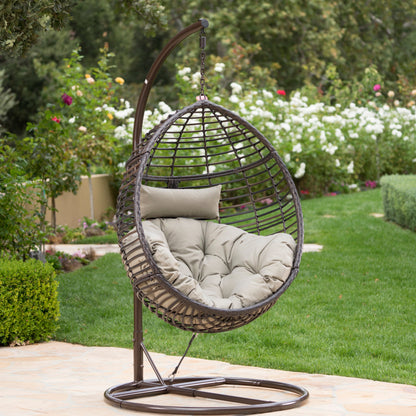 HANGING BASKET- BROWN- NO STAND BASKET ONLY