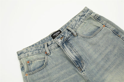 Fashion Light Color Washed Jeans Men