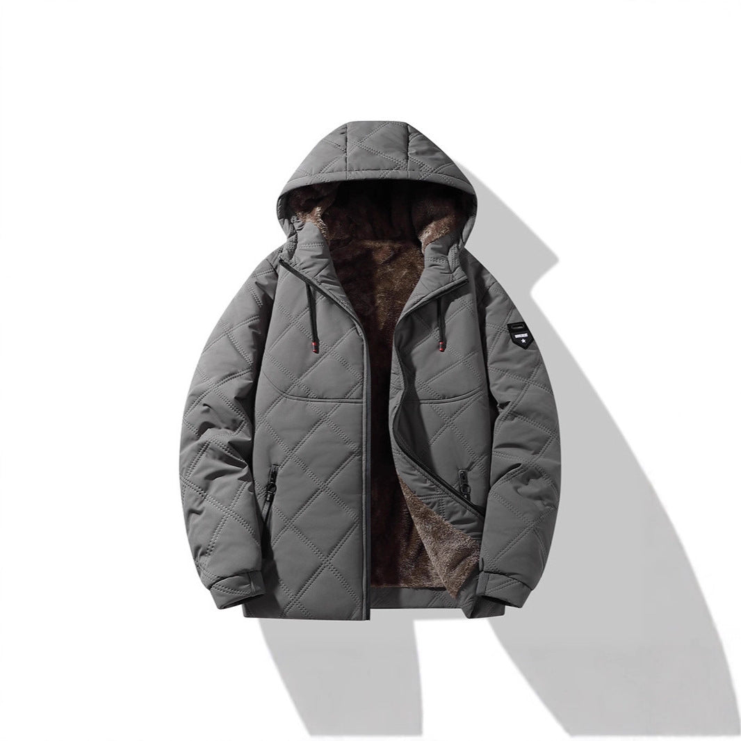 Casual Relaxed-fit Coat For Commuting Trendy Versatile Padded Cotton Jacket