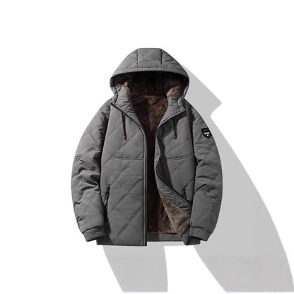 Casual Relaxed-fit Coat For Commuting Trendy Versatile Padded Cotton Jacket