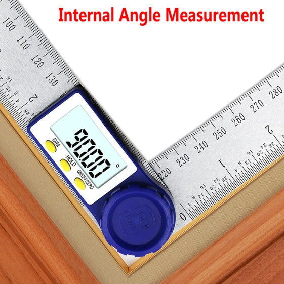 Multifunctional woodworking electronic ruler