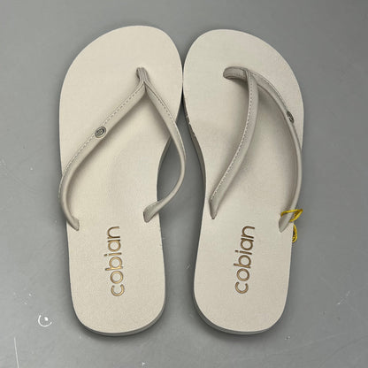 COBIAN Nia's Bounce Synthetic Leather Sandals Women's Sz 8, EU 38.5 Cream NIA25-110-8