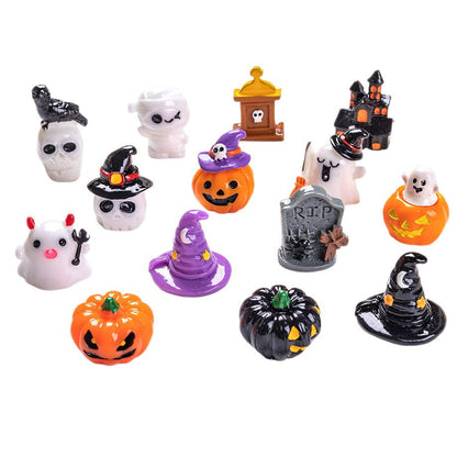 3D Halloween Decorations Ghost Skull And Pumpkin