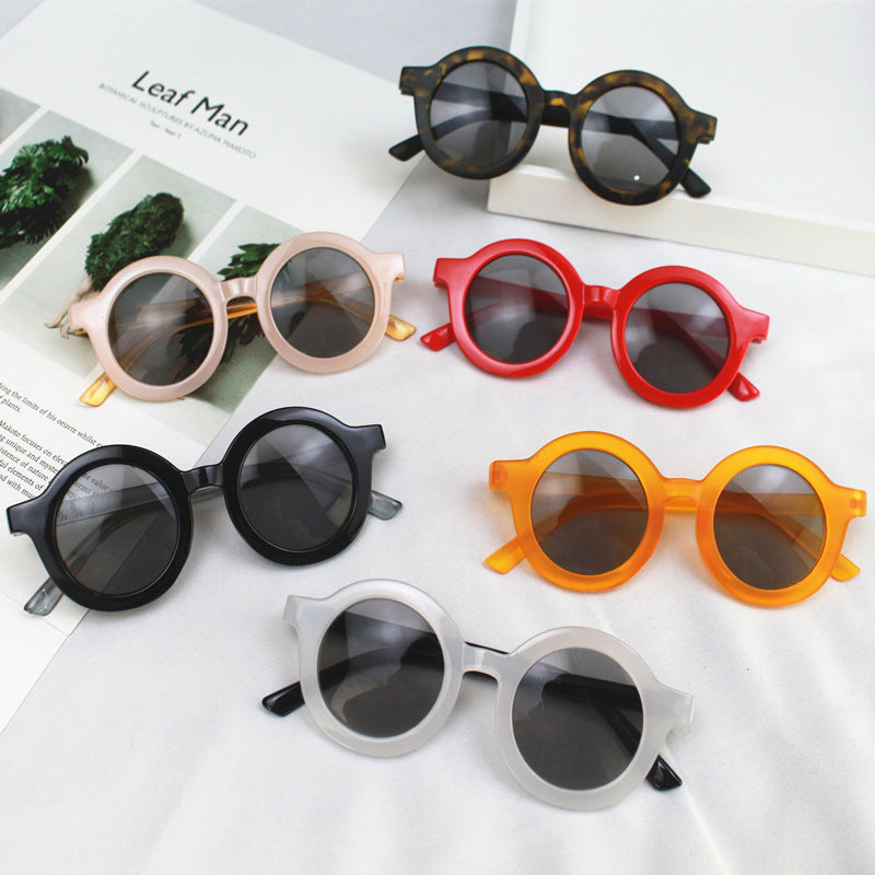 Children's Round Sunglasses Decorative Glasses UV Protection