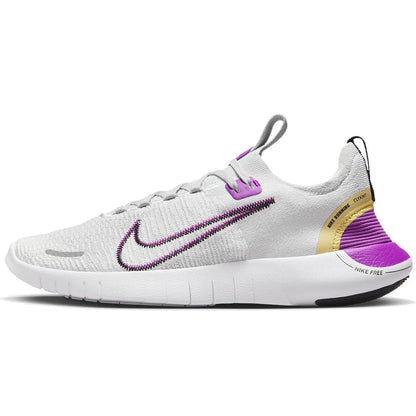Nike Free RN NN Womens Road Running Shoes (DX6482-009 Photon Dust/Platinum Tint/Hyper Violet/Black) Size 9.5