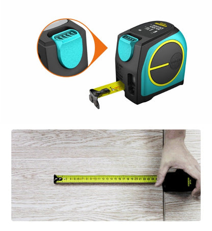 2 In 1 Laser Tape Measure Tool