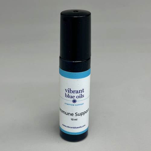 VIBRANT BLUE OIL Immune System Support Organic Essential Oil Roller Bottle 10mL