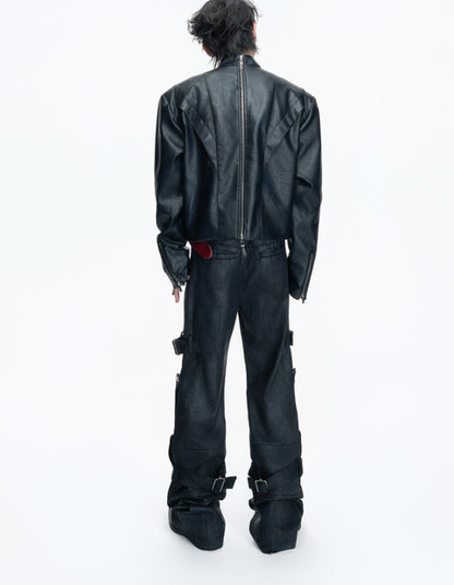 Cross-border Custom American High Street Wide Leg Jeans