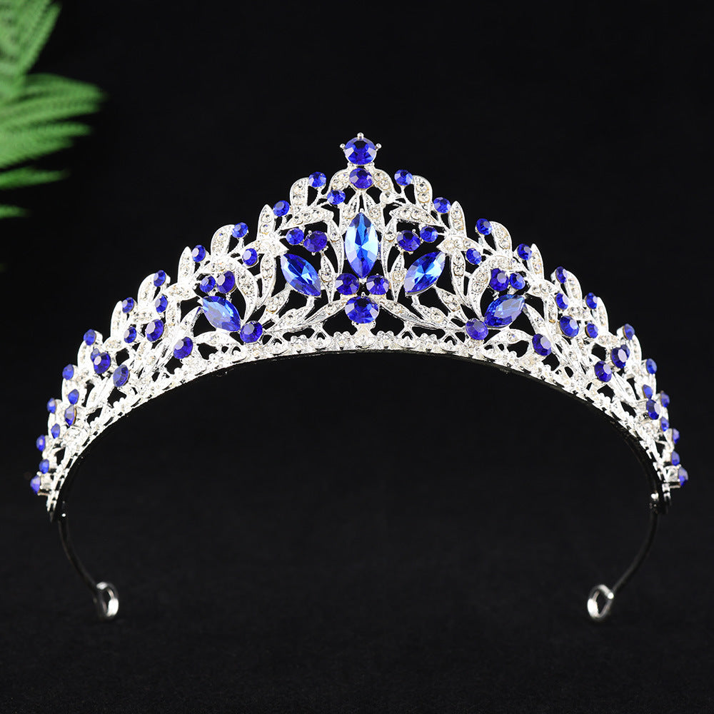 Alloy Rhinestone Princess Birthday Crown Photo Studio Hair Accessory