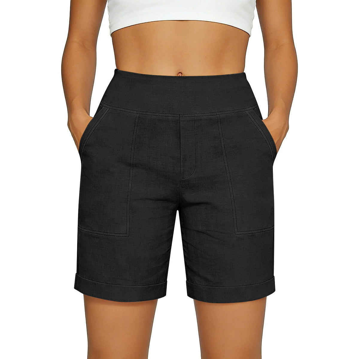 Womens Loose-fitting Breathable Straight-leg Lounge Pants