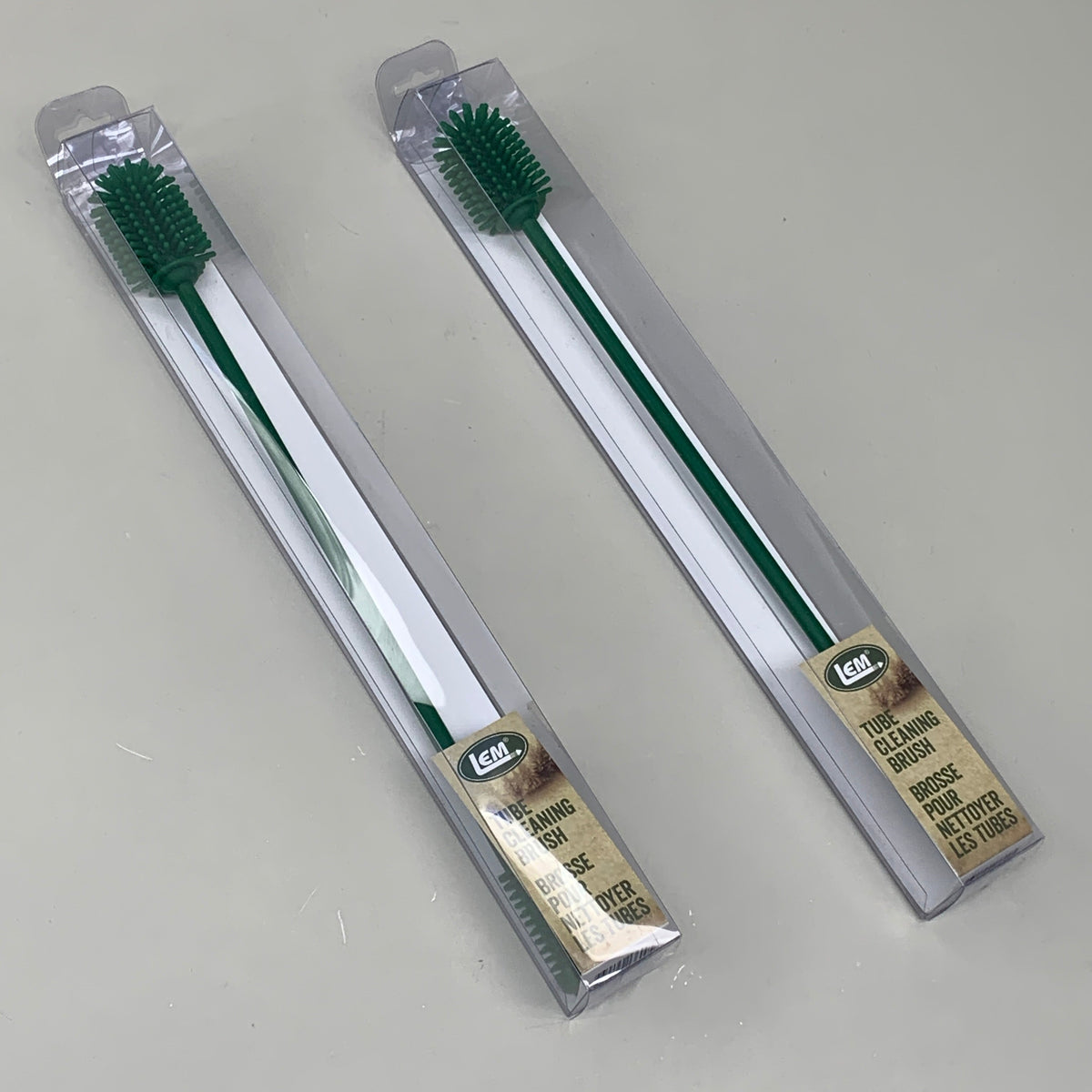 LEM (2 PACK) Tube Cleaning Brush Dual Head for Small or Larger Tubes Scilicone 1360