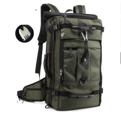 Men's Large Capacity Oxford Hiking Backpack – Multifunctional Outdoor Bag